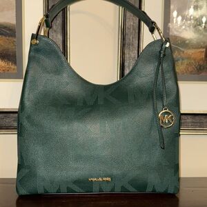 Michael Kors Joan Extra-Large Pebble Leather Shoulder Bag